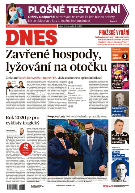 MF DNES - 12.12.2020