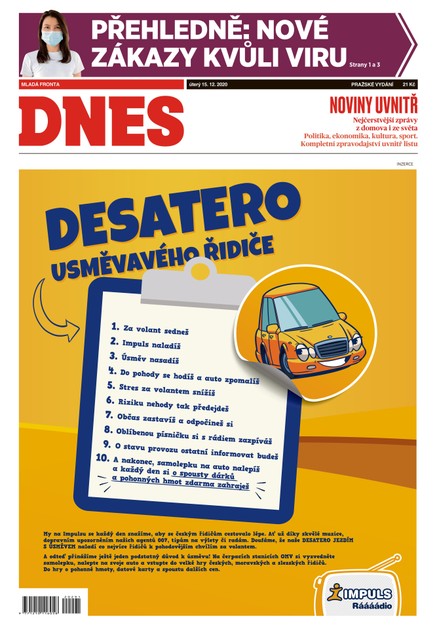 MF DNES - 15.12.2020