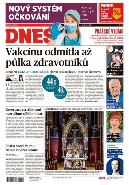 MF DNES - 22.1.2021
