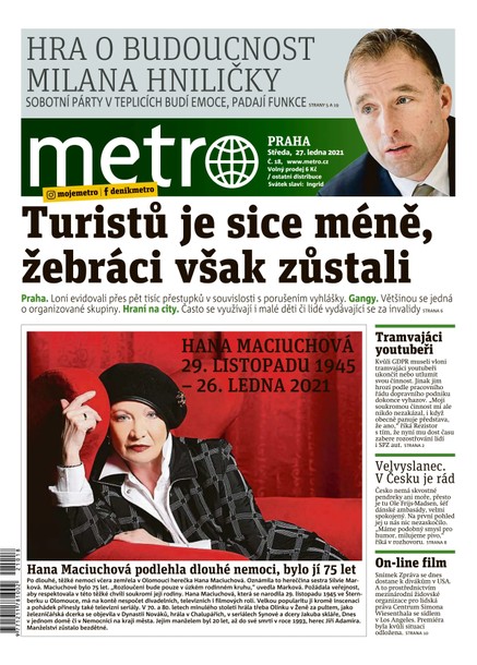 METRO - 27.1.2021