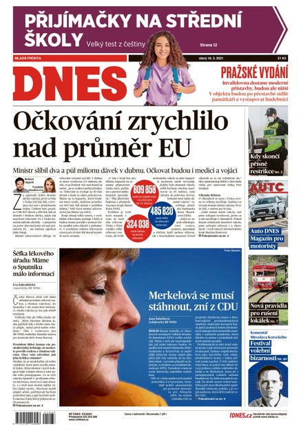 MF DNES - 16.3.2021