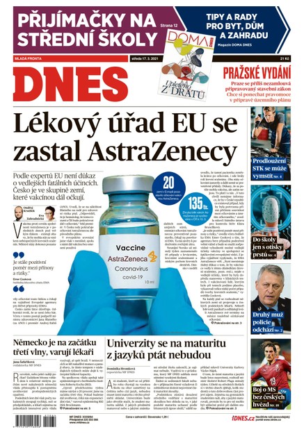 MF DNES - 17.3.2021