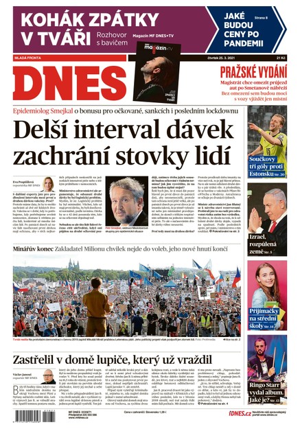 MF DNES - 25.3.2021
