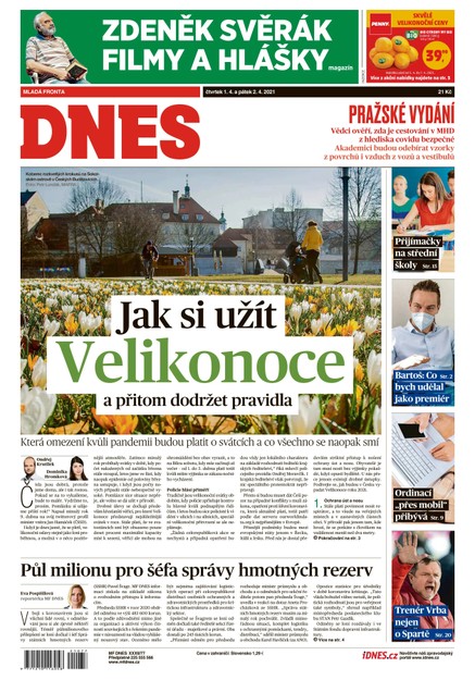 MF DNES - 1.4.2021