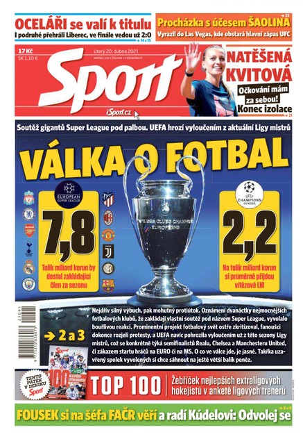 Sport - 20.4.2021