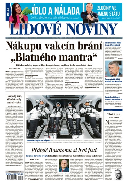 LN Čechy - 24.4.2021