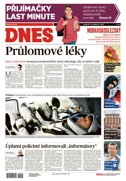 MF DNES Moravskoslezský - 24.4.2021