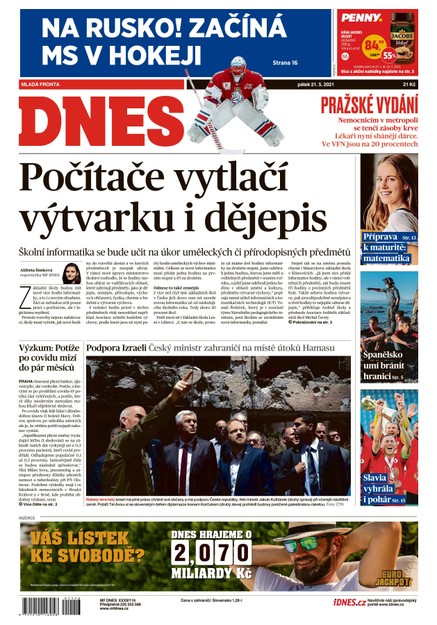 MF DNES - 21.5.2021