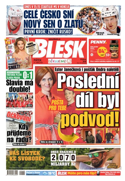 Blesk - 21.5.2021