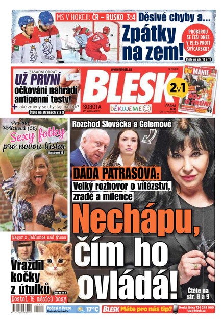 Blesk - 22.5.2021