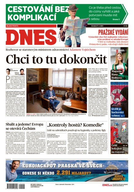 MF DNES - 27.5.2021