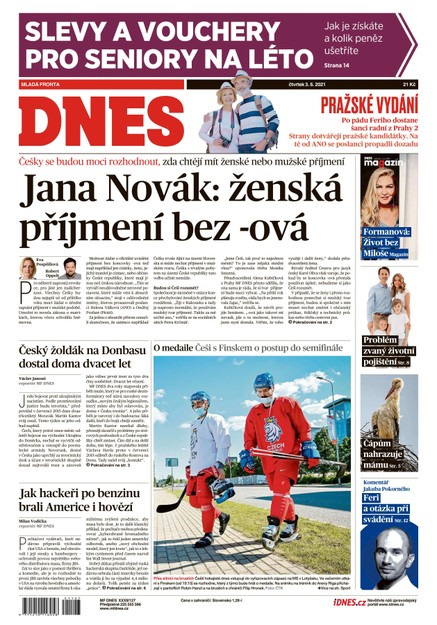 MF DNES - 3.6.2021