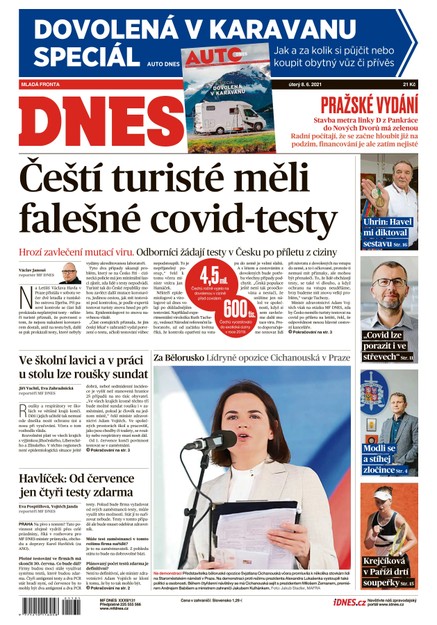 MF DNES - 8.6.2021