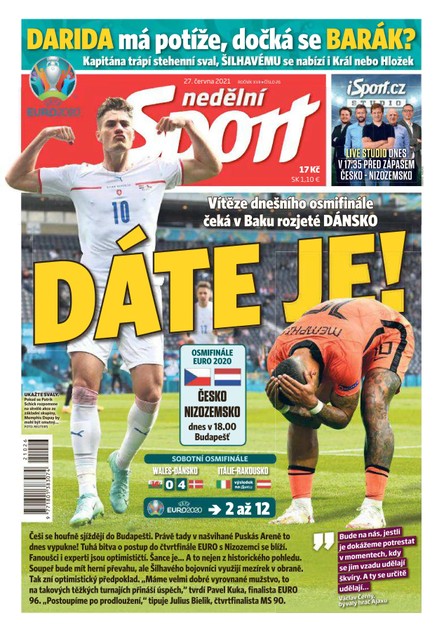 Nedělní Sport - 27.6.2021