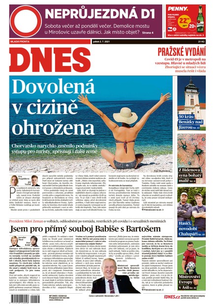 MF DNES - 2.7.2021