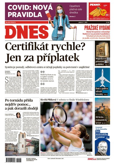MF DNES - 9.7.2021