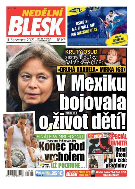 Nedělní Blesk - 11.7.2021