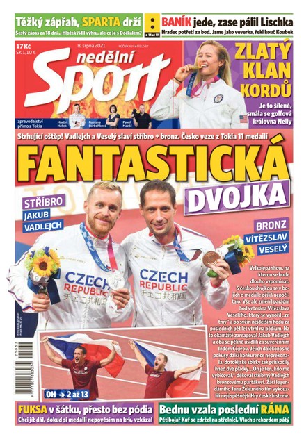 Nedělní Sport - 8.8.2021