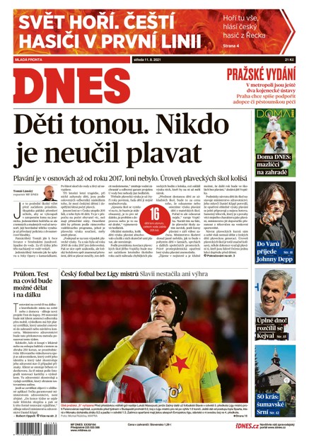 MF DNES - 11.8.2021