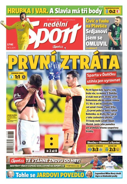 Nedělní Sport - 15.8.2021