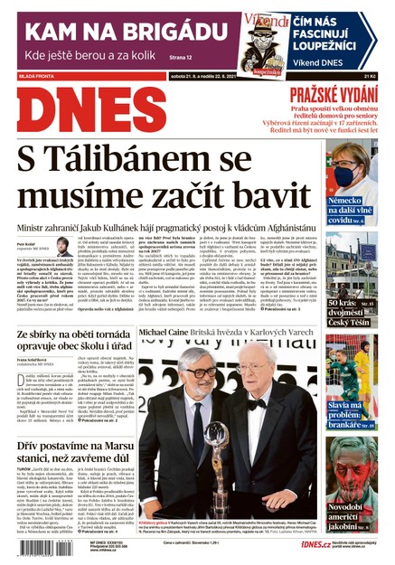 MF DNES - 21.8.2021