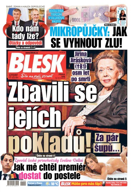 Blesk - 24.8.2021