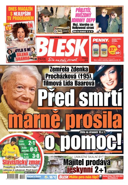 Blesk - 27.8.2021