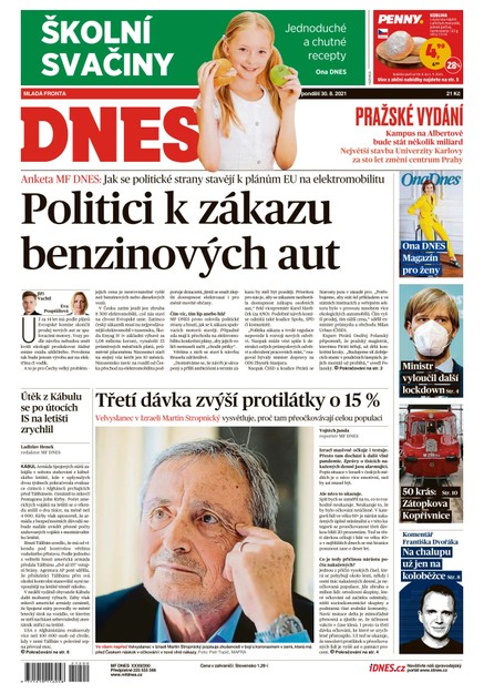 MF DNES - 30.8.2021