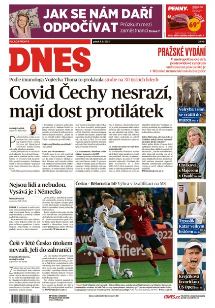 MF DNES - 3.9.2021