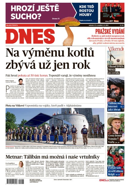 MF DNES - 4.9.2021