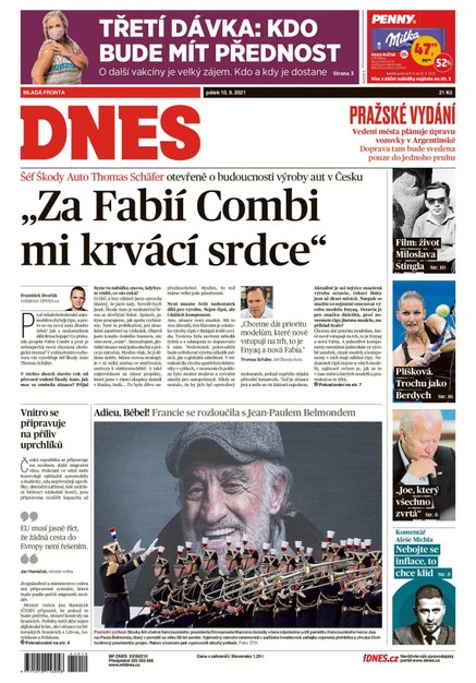 MF DNES - 10.9.2021