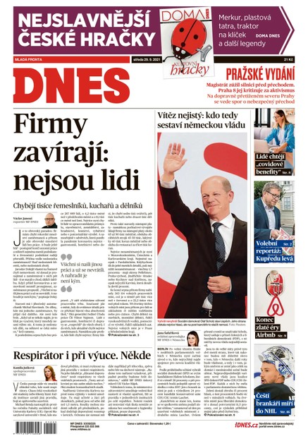 MF DNES - 29.9.2021
