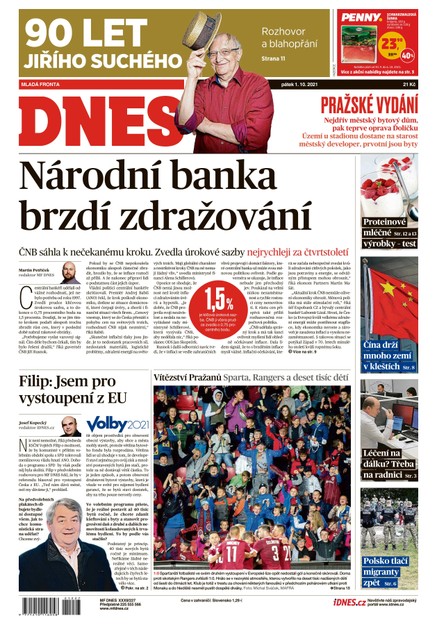 MF DNES - 1.10.2021