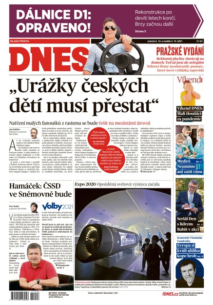 MF DNES - 2.10.2021