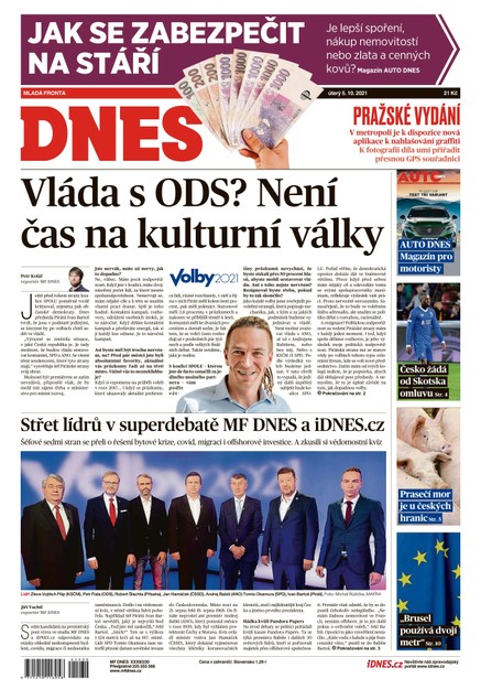MF DNES - 5.10.2021
