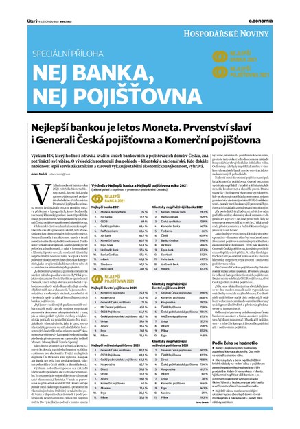 HN 216 - 09.11.2021 Nej banka nej pojišťovna