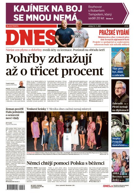 MF DNES - 10.11.2021