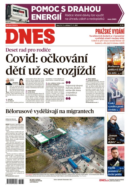 MF DNES - 16.11.2021