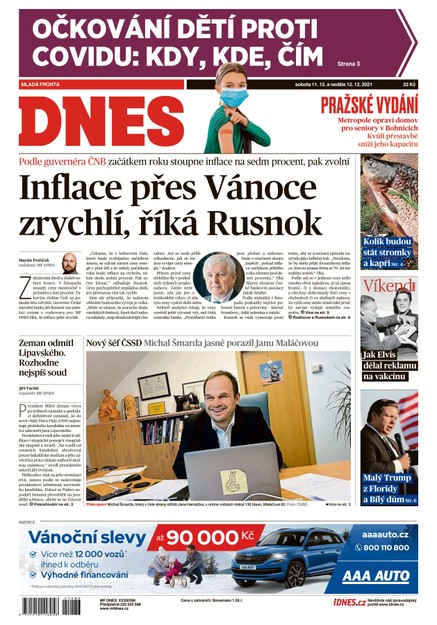 MF DNES - 11.12.2021