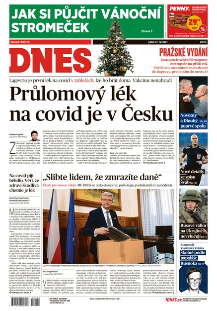 MF DNES - 17.12.2021