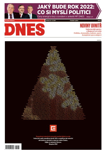 MF DNES - 22.12.2021