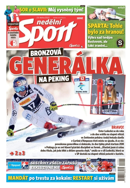 Nedělní Sport - 23.1.2022