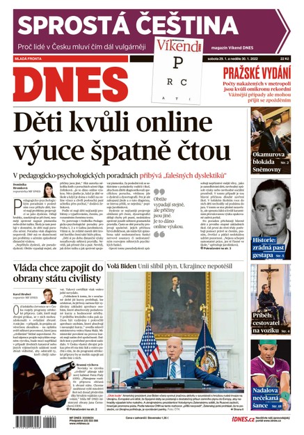 MF DNES - 29.1.2022