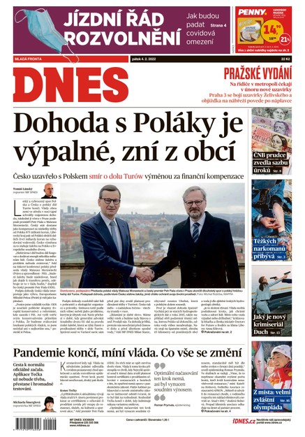 MF DNES - 4.2.2022