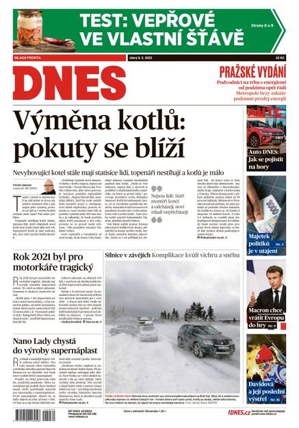 MF DNES - 8.2.2022