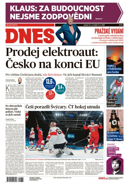 MF DNES - 12.2.2022