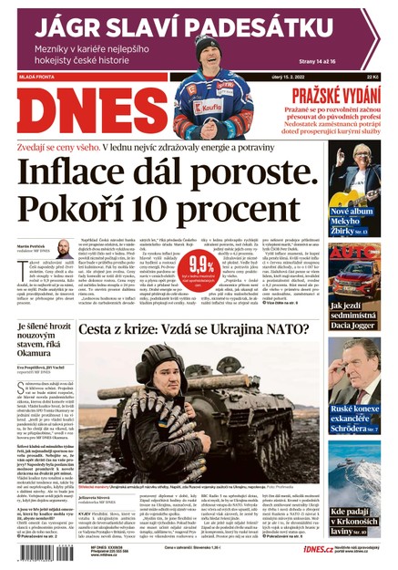 MF DNES - 15.2.2022