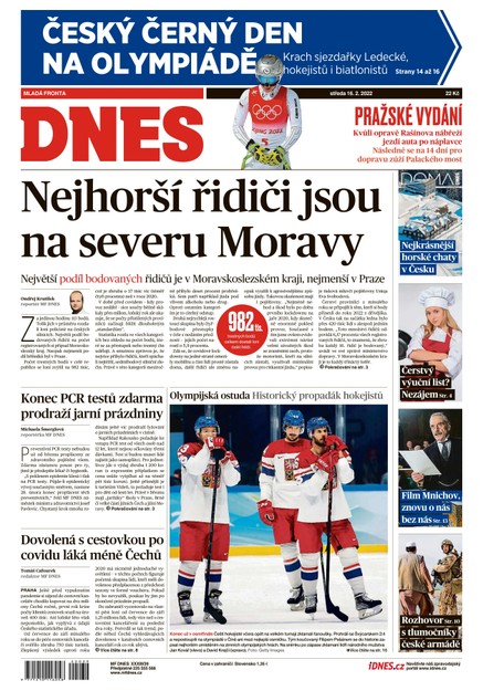 MF DNES - 16.2.2022