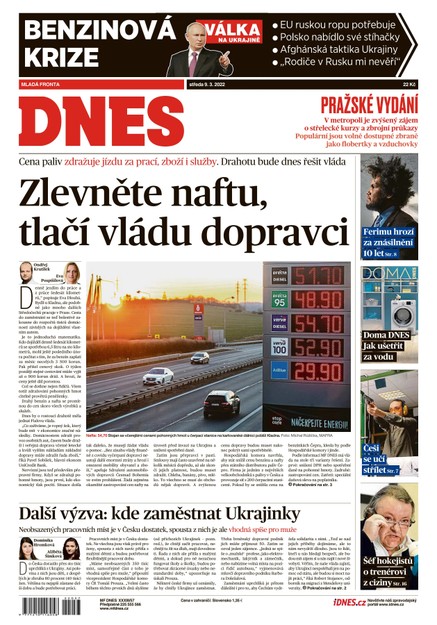 MF DNES - 9.3.2022