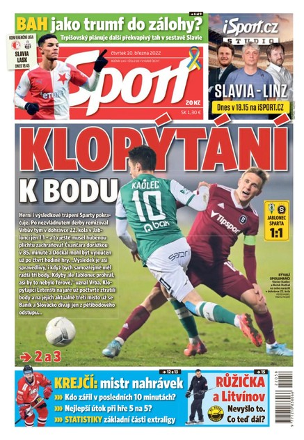 Sport - 10.3.2022